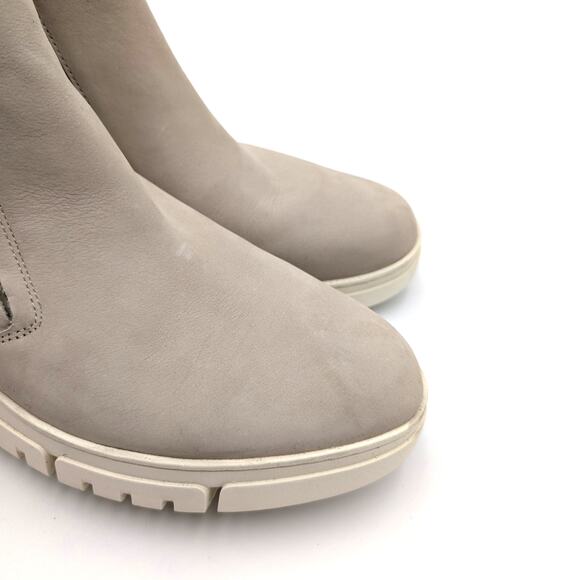 Vionic Uptown Sur Platform Wedge Ankle Boot Women's Oatmeal Nubuck Size US9 EU40 - Picture 9 of 13